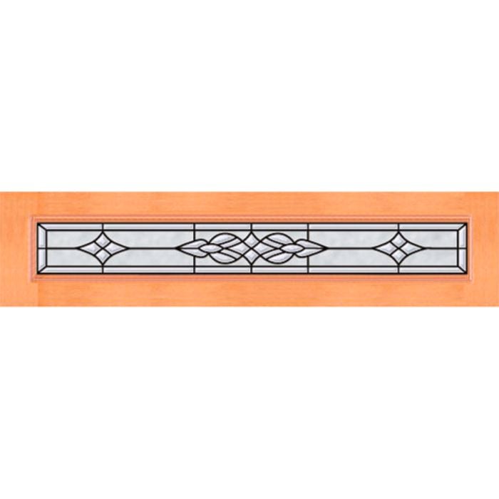 Woodcraft 1800 x 400 x 40mm Entrance Door Transom TR3 HM TG9CBB