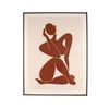 Maine & Crawford HE9752 Riya Print 90x70cm w/ Frame Wall Art