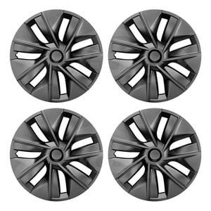 Tesla Model Y 2022-2025 Gemini Wheel Protector Cover Caps 19 Inch Rim Hubcap Matt Black