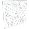 ProtectorAl 300 - 1200 x 300 - 1200mm Pearl White Jungle Unframed Solid Aluminium Decorative Panel