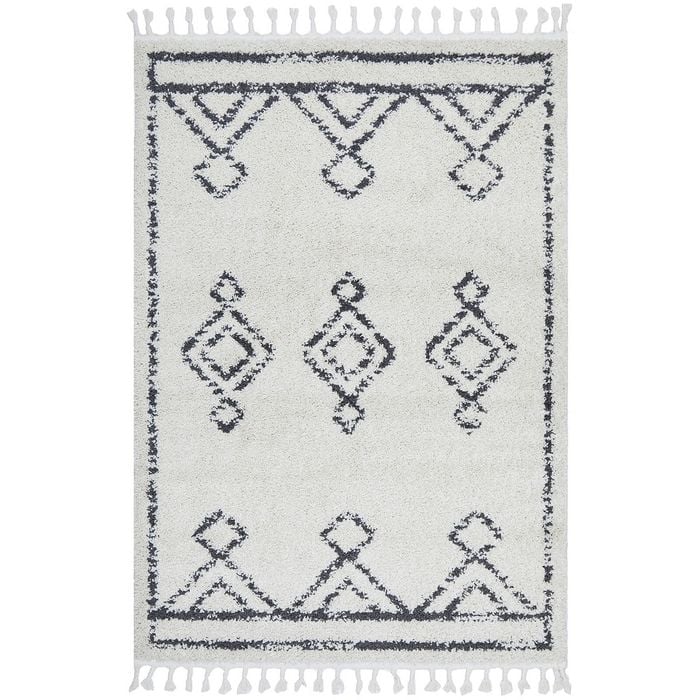 Kori Temara Ivory 170x120cm - Small Shaggy Indoor Floor Rug