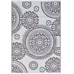 Reversible Outdoor Plastic Mat - Chatai Mandala-Stone - 150x240cm