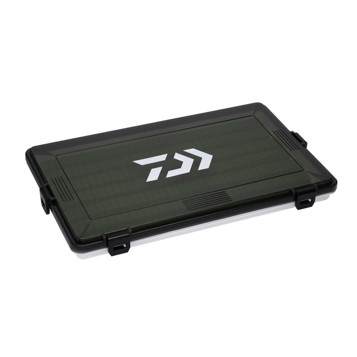 Daiwa 2022 DBox Smoke Colour Fishing Tackle Storage Box Large Shallow Universal