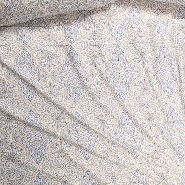 Accessorize Bedroom Collection King Cotton Flannelette Sheet Set Maya Print - King Bed