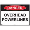 Pinnacle 400 x 300mm Metal Danger Overhead Powerlines Sign