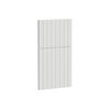 Kaboodle 400mm Sesame Salt V-Groove Wastebin Panels - 2 Pack