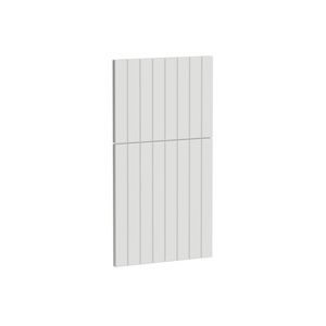 Kaboodle 400mm Sesame Salt V-Groove Wastebin Panels - 2 Pack