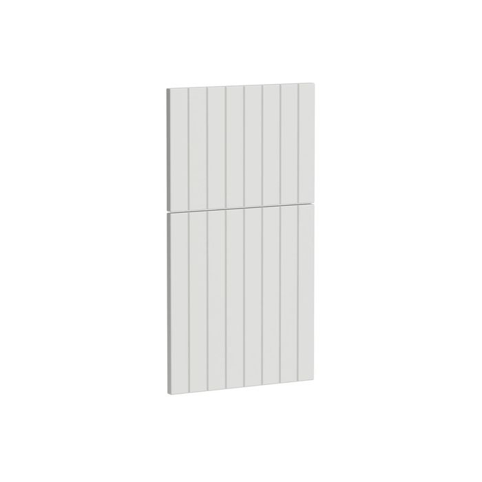 Kaboodle 400mm Sesame Salt V-Groove Wastebin Panels - 2 Pack