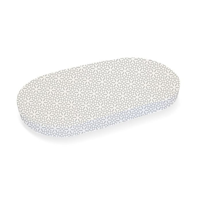 Babyhood Amani Bebe Jersey Cotton Oval Fitted Sheet - Mosaic
