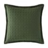 Bianca Mossbury Olive Green Textured Cotton European Pillowcase 65x65cm