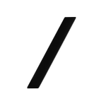 Sandleford 100mm Black Edge Letter /