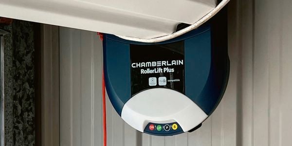 Chamberlain roller lift attached to garage door.