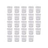 Argon Tableware 30ml Glass Jam Jars With No Lids - Set Of 24 Empty Screw Top Kitchen Storage Preserving Jar