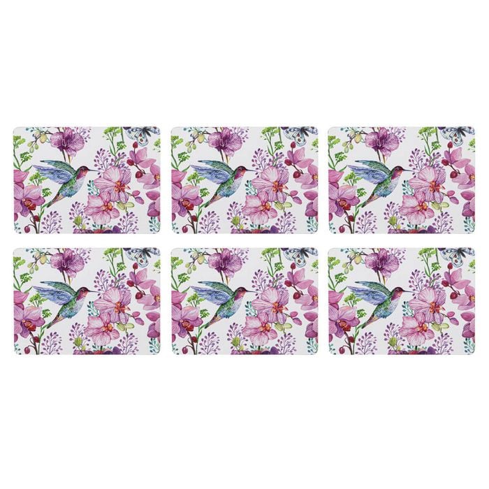 Ashdene Birds & Blooms Set Of 6 Placemat