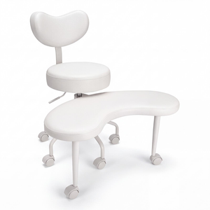 Lauft Ergonomic Kneeling Chair, Multi-Adjustable Cross-Legged Meditation, White
