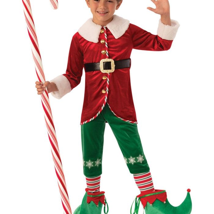 Deluxe Boys Magical Christmas Elf Costume - Medium
