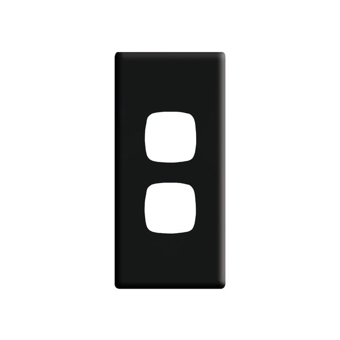 HPM LINEA 2 Gang Architrave Coverplate