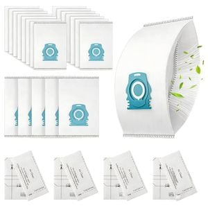 FOHOA 16 Pack Vacuum Cleaner Bags with Filters for Miele TU CO Series
