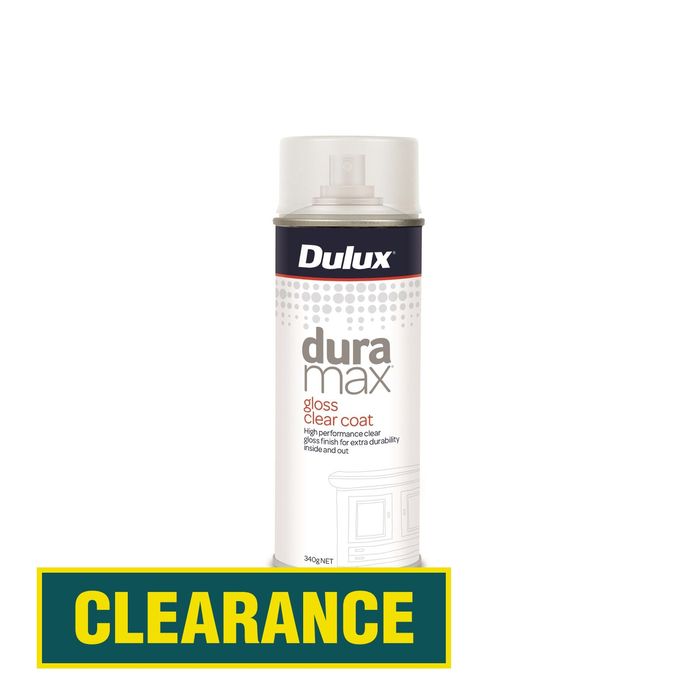 Dulux 325g Duramax Gloss Clear Spray Paint - Gloss