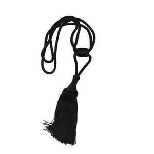 Windoware Curtain Tieback Deluxe Black