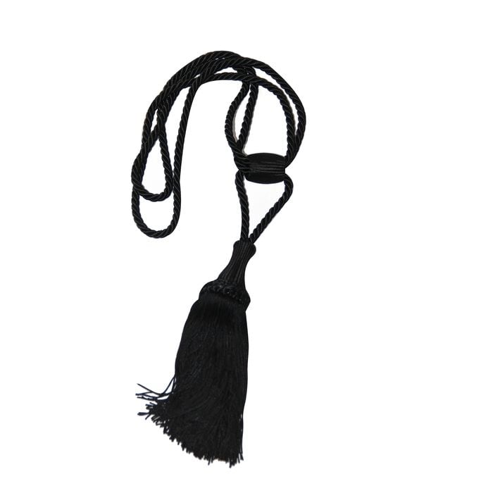 Windoware Curtain Tieback Deluxe Black