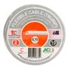 Tycab Cables 0.75mm² x 10m White 2 Core V90 Flexi Cable