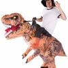 Inflatable Piggyback Ride On T-rex Dinosaur Adults Costume - One Size