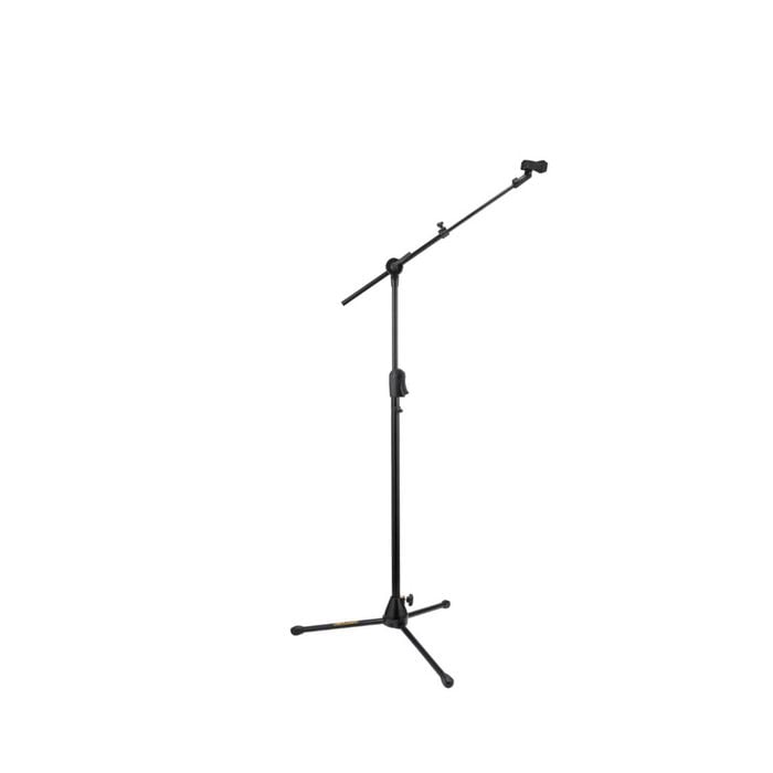 Hercules Stands EZ Clutch Tripod Microphone Stand w/ Hideaway Mic Boom Black