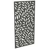 ProtectorAl 300-1200w x 1201-2400h Woodland Grey Large Leaf Unframed Solid Aluminium Decorative Panel
