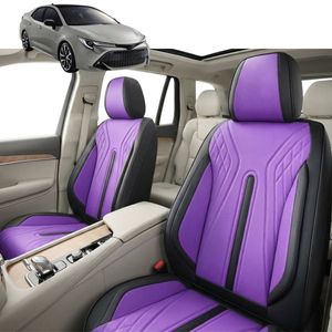 Australian Goose Front Seat Covers for Toyota Corolla 2019 - Current (Sedan) - PU Leather, Purple (2pc)