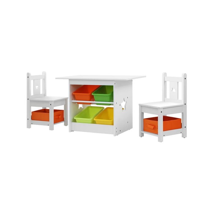 3-Piece Kids Table and Chairs Set