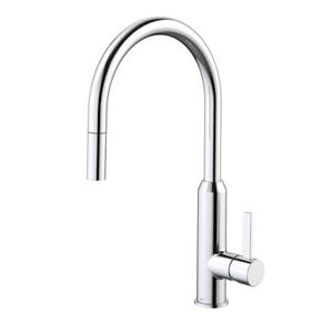 Clark   Rated  Chrome Lead Free Vixen Retractable Sink Mixer
