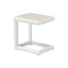 FurnitureOkay Mosman Aluminium Outdoor Side Table - White