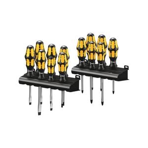 WERA 13 Piece Kraftform Chiseldriver 900 Screwdriver Set - Big Pack