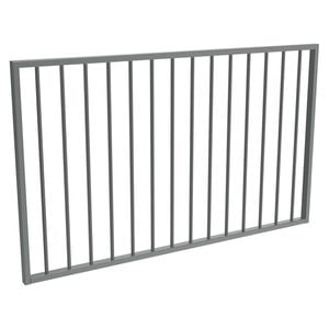 ProtectorAl 1201-1500 x 900mm Monument Aluminium Flat Top Garden Gate 