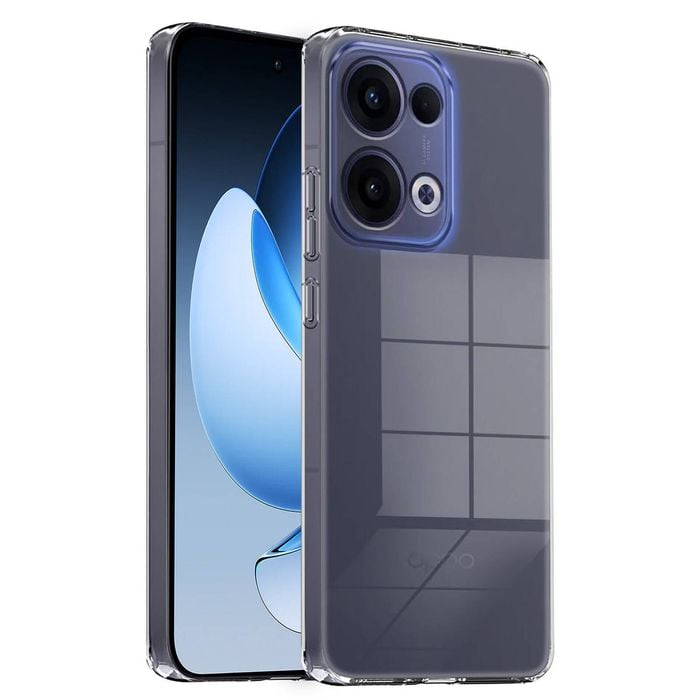 MEZON OPPO Reno13 5G Slim Clear TPU Gel Back Case Wireless Charging Compatible