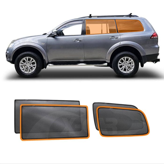 Port Rear Window Sun Shade for Mitsubishi Challenger 2008-2016 PB PC Series Blind Mesh