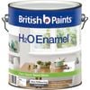 British Paints 4L White Semi Gloss H2O Enamel - 4L