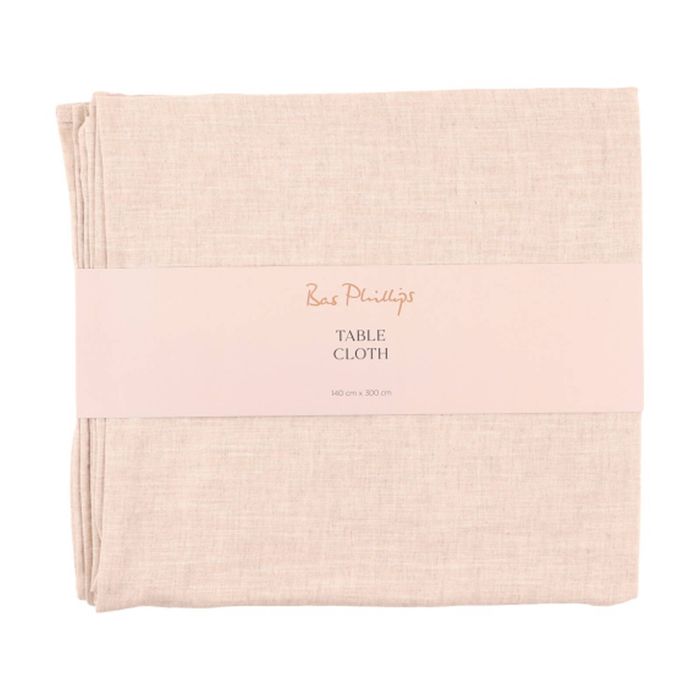 Bas Phillips Linen-Tencel Table Cloth Kitchen Textile Linen Large 140x300cm