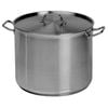 Forje Stainless Steel Stockpot With Lid 24l 340x265mm Induction Ready Cookware