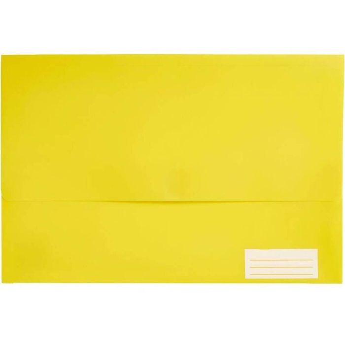 Marbig Polypick Document Wallet (Foolscap) (Yellow)