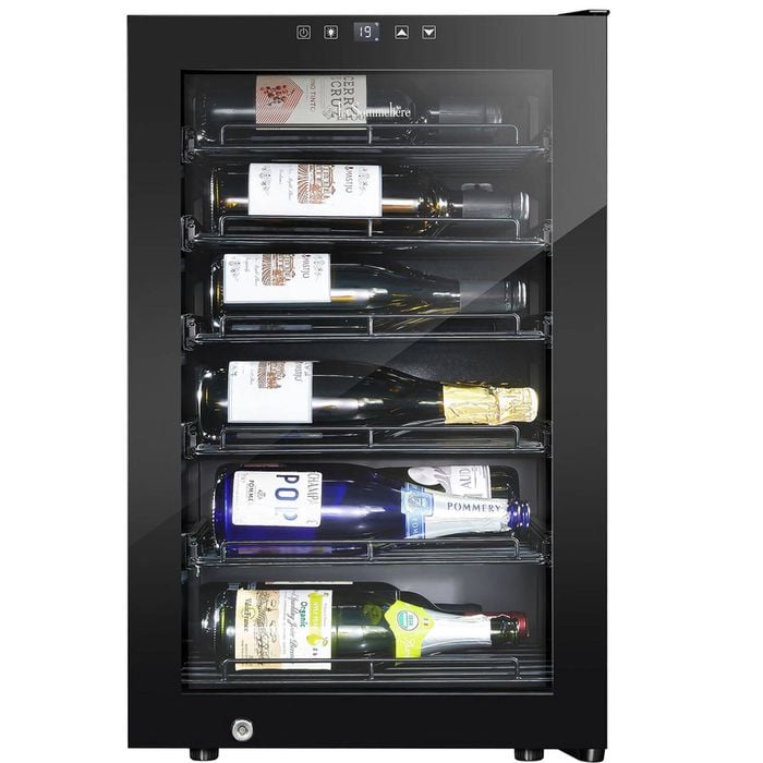 Little Cave Label View 22 Bottle Single Zone Wine Fridge