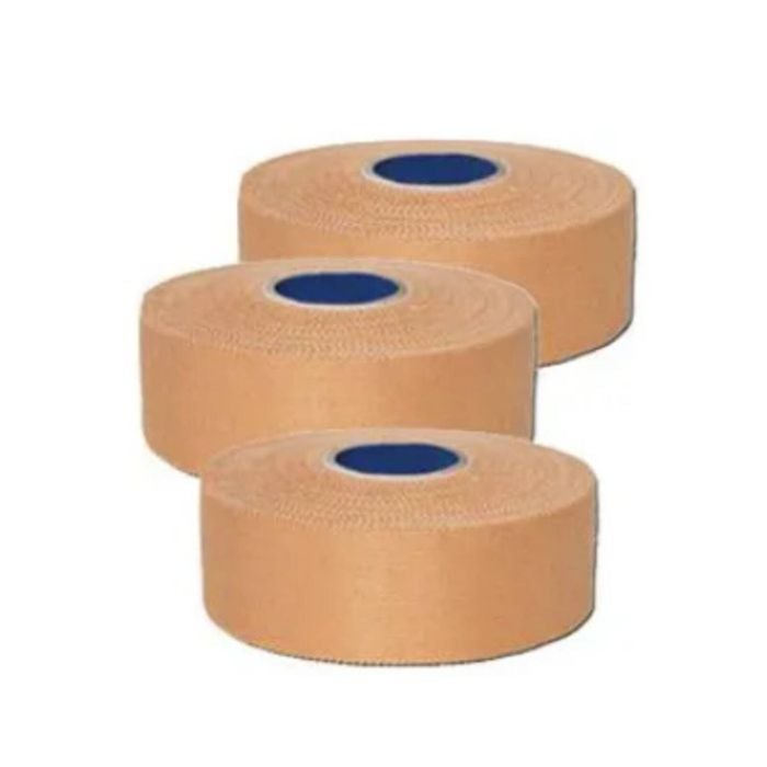 Metron SPT Rigid Sports Tape, 25mm x 13.7m, Flesh, 12 Rolls/Drum