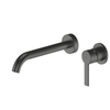 Greens Gunmetal Penny Wall Basin Mixer