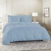 Luxor Queen Sky Color 1000TC 100% Cotton Quilt Doona Duvet Cover Pillowcase Set