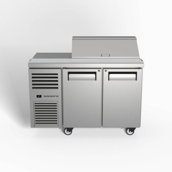 Skope Reflex 2 Solid Door Gn Compatible Salad Preparation Fridge - Salad Bar Fridges (rf7.pps.2.sd)