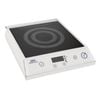 Nisbets Essentials Single Induction Hob Essentials Range 2.7kw 83x320x368mm Portable Commercial Kitchen Cooking Equipment