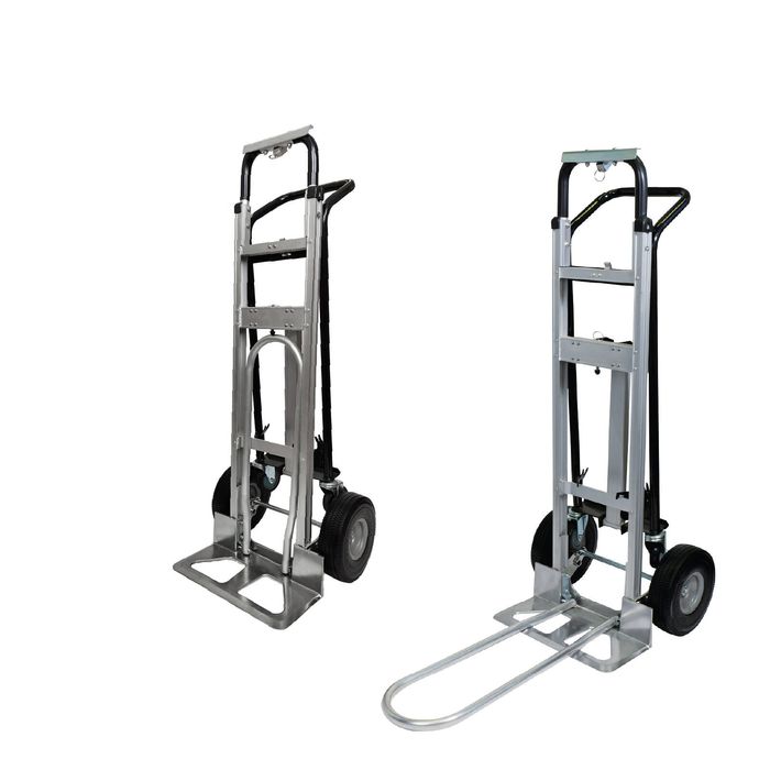 Easyroll 300kg 4-In-1 Heavy Duty Aluminium Multi Purpose Hand Trolley