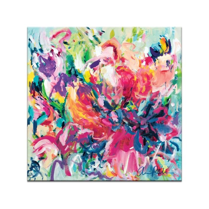 Artist Lane "Charades and Champagne " by Amira Rahim - 40x40cm Stretched Canvas
