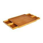 Costway Wooden Puzzle Table Jigsaw Storage Board 4-Drawer 1500 Pieces